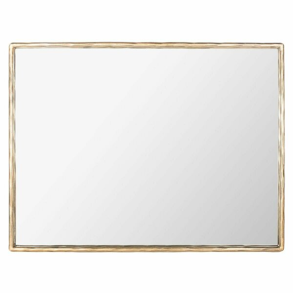 Safavieh Trish Rectangle Metal Mirror, Brass - Small SFV9509A